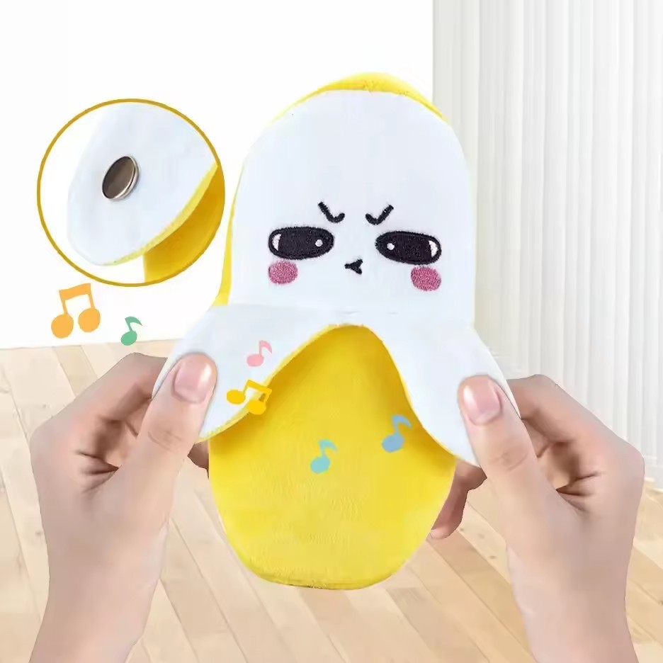 Wholesale Stuffed Animal Toy &amp; Plush Electric Fruit Induction Beat Piano Doll