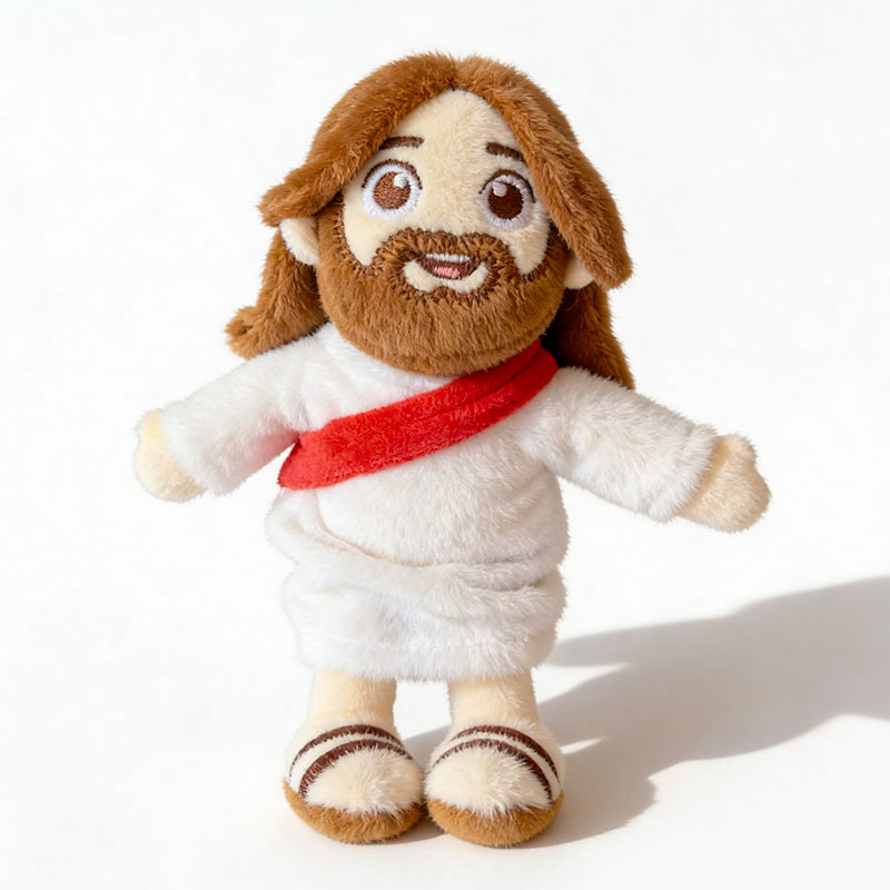 Plush Animal Toy That Can Be Placed On The Shoulder Jesus Doll Toys For Kids Wholesale Cheap Toys Mini Claw Machine Toys