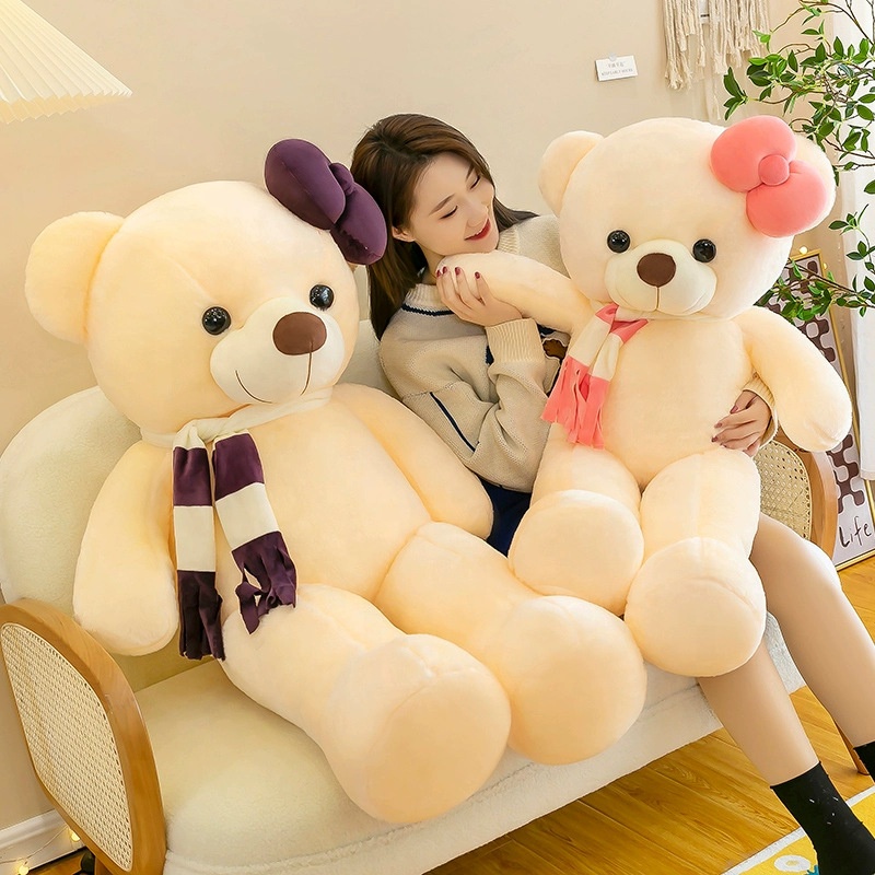 Teddy Girl Bear Plush Toy Cute Rag Doll For Bedtime Hugs Extra Large Bear For Stress Relief Wholesale