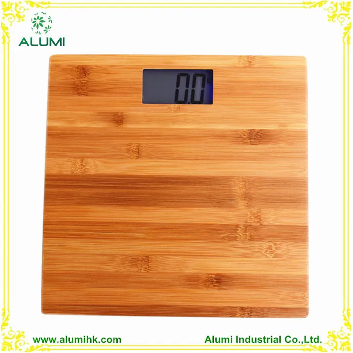 Bamboo Digital Body Weight Bathroom Scale