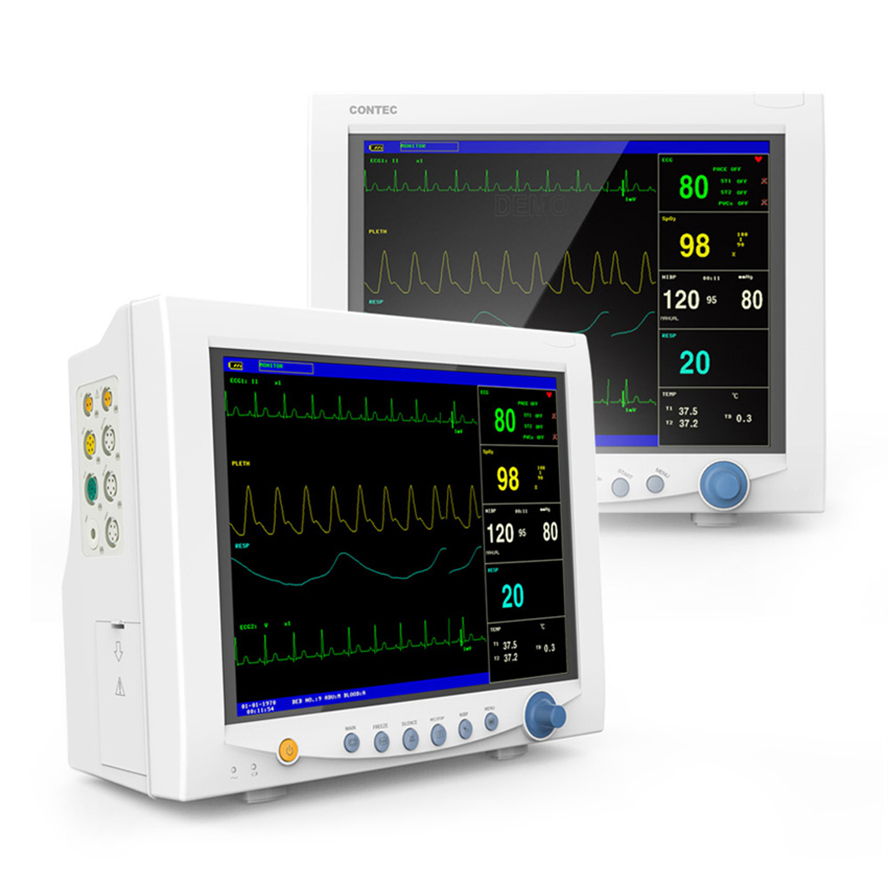 Advanced Contec Cms7000 Portable ICU Patient Monitoring Device for Hospitals