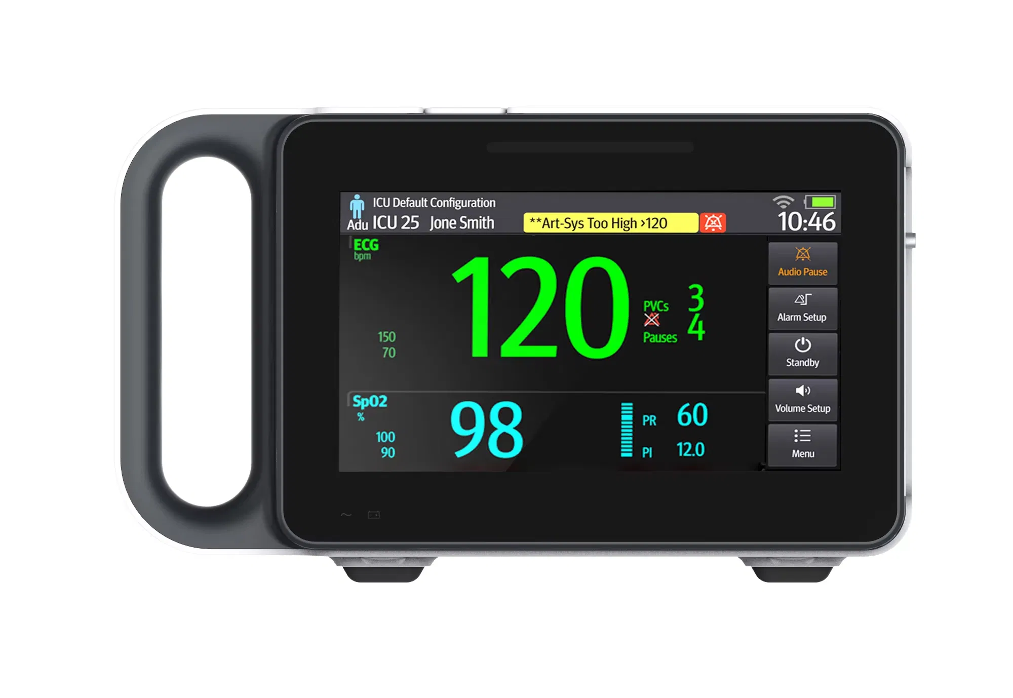 Portable Vital Sign Monitor with ECG Patient Medical Monitor Medical Equipment