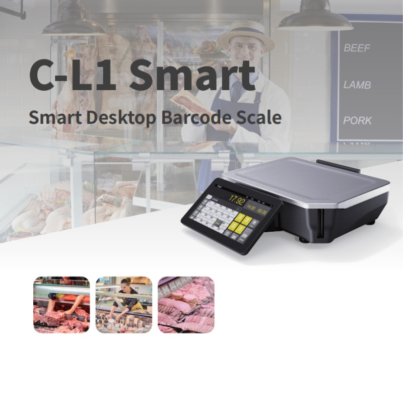 HPRT C-L1 Digital Weighing Scale with Barcode Printer Barcode Label Printing Electronic Weight Scale 30kg