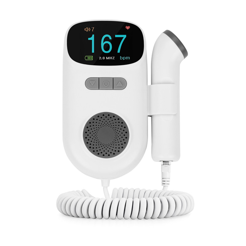 New Portable Pocket Ultrasound Fetal Doppler for Baby Heartbeat