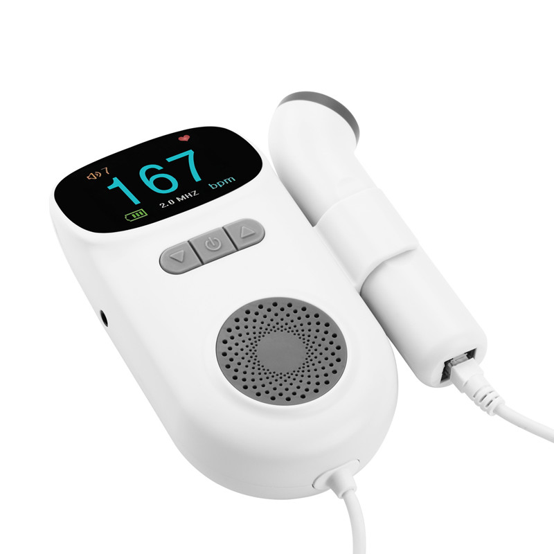 New Portable Pocket Ultrasound Fetal Doppler for Baby Heartbeat
