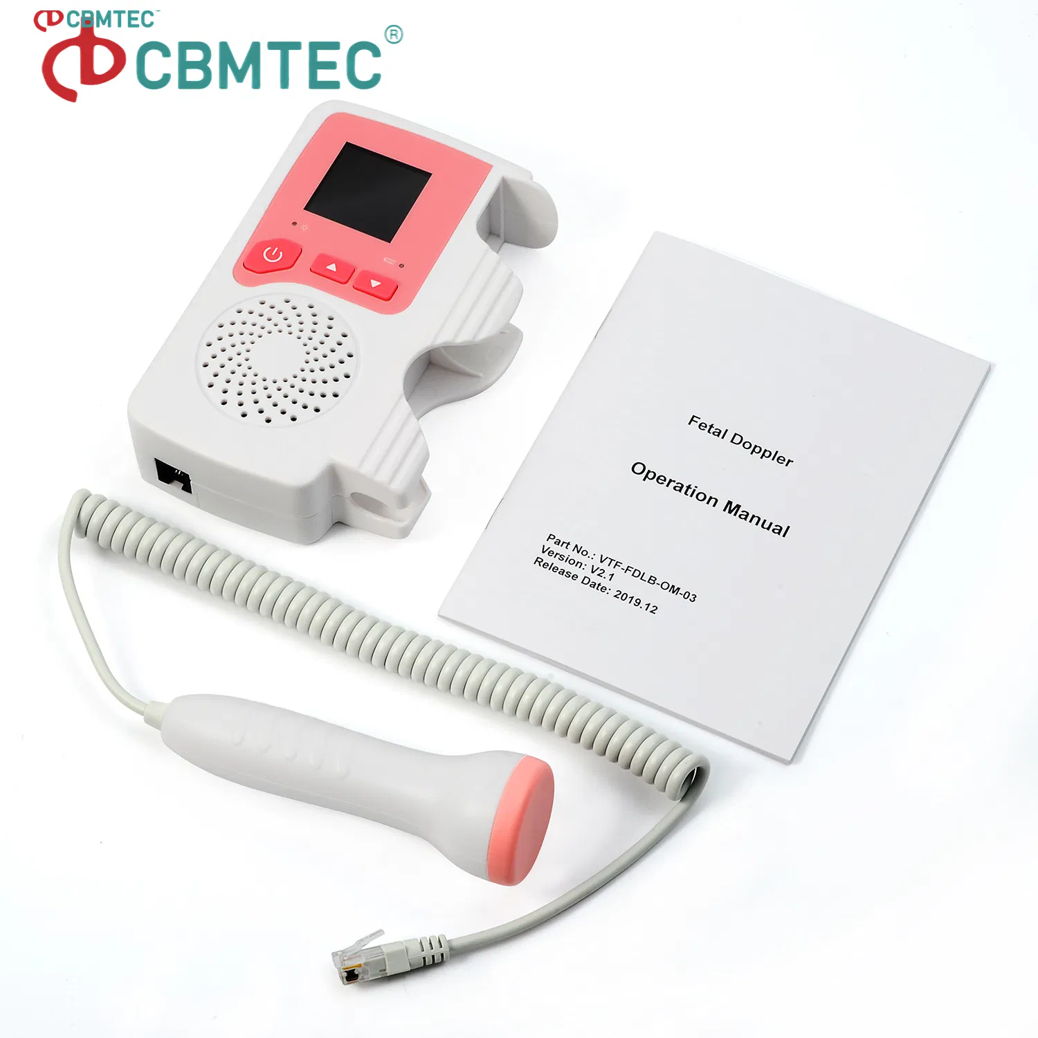 LED Screen Fetal Doppler Color for Easy Home Use