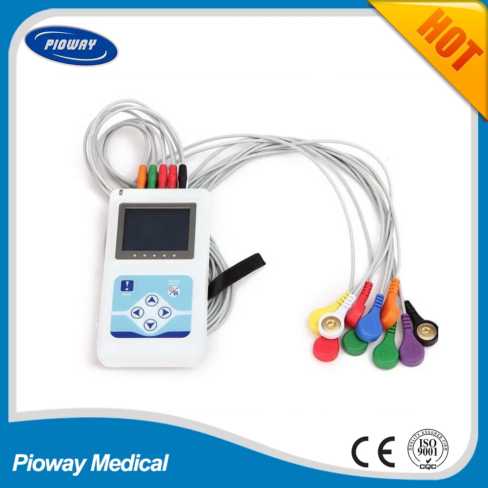 3-Channel 24 Hours Dynamic ECG Holter Monitor (TLC9803)