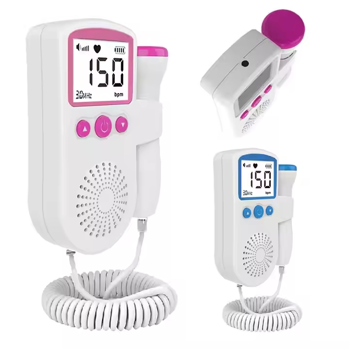 Ultrasound Fetal Dopplers Home Medical Portable Fetal Heart Rate Detection Monitor