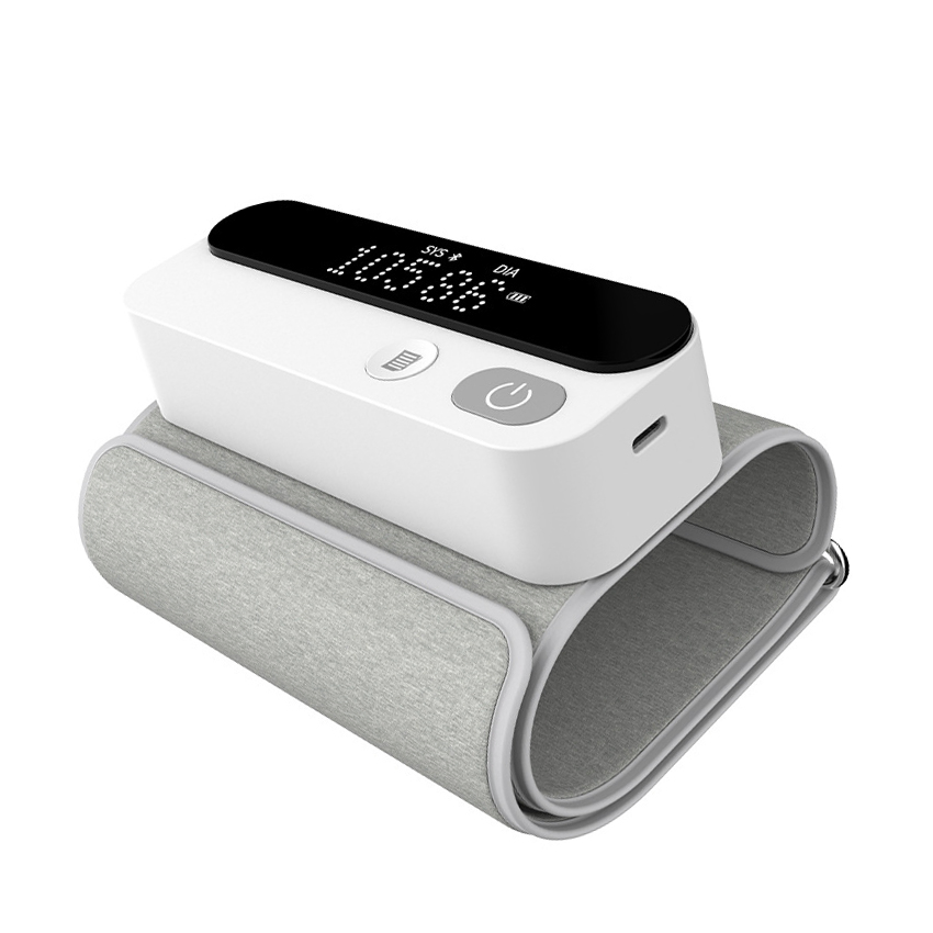 New CE&FDA Cheap Price Arm Type Adjustable Cuff Bluetooth Digital Voice Broadcast Sphygmomanometer Blood Pressure Monitor Iot Android and Ios APP
