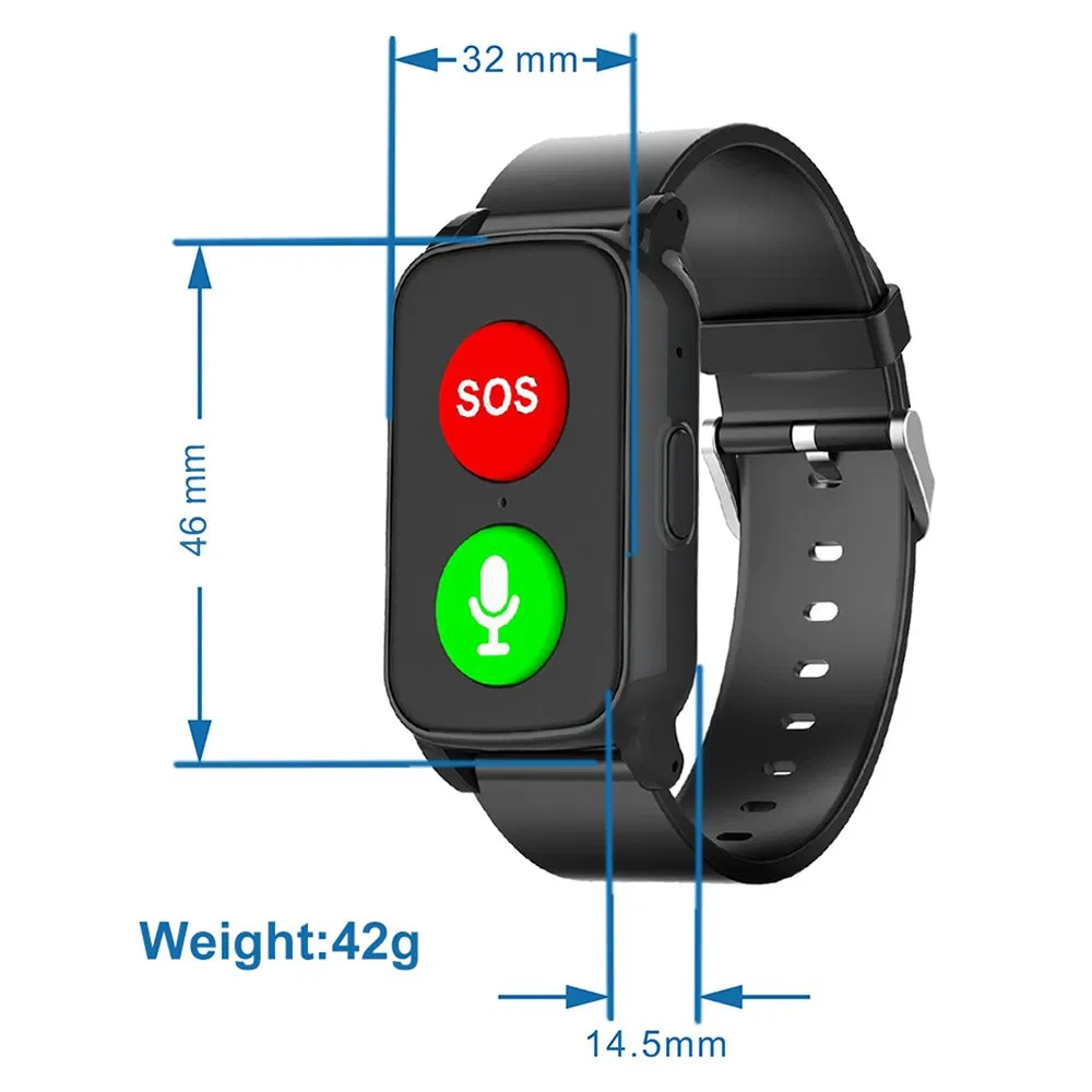 New design China manufacture 4G IP67 waterproof fitness smart bracelet GPS tracker with HR BP SPO2 voice remote monitoring reject unknown calls Y6K