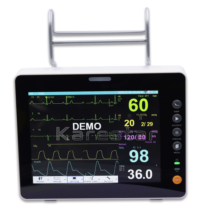 Factory Supplies Remote Patient Monitoring Devices Digital SpO2 Human Use Multi Parameter Vital Signs Monitor