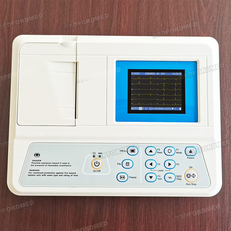 Hospital Euipment Clinics and Rehabilitation High-Efficiency portable ECG Electrocardiograph 3303