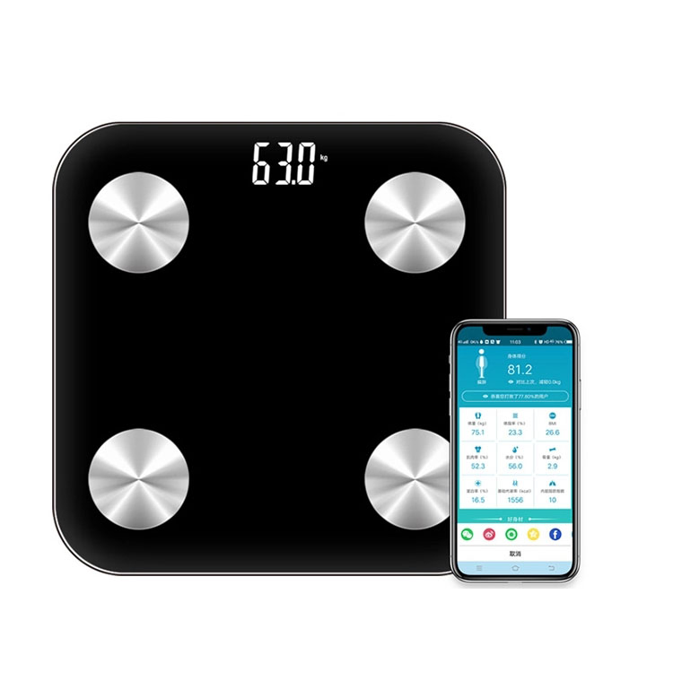 Tuya IoT WiFi Smart Digital Household Body Fat Weight Scale Work with Smartlife