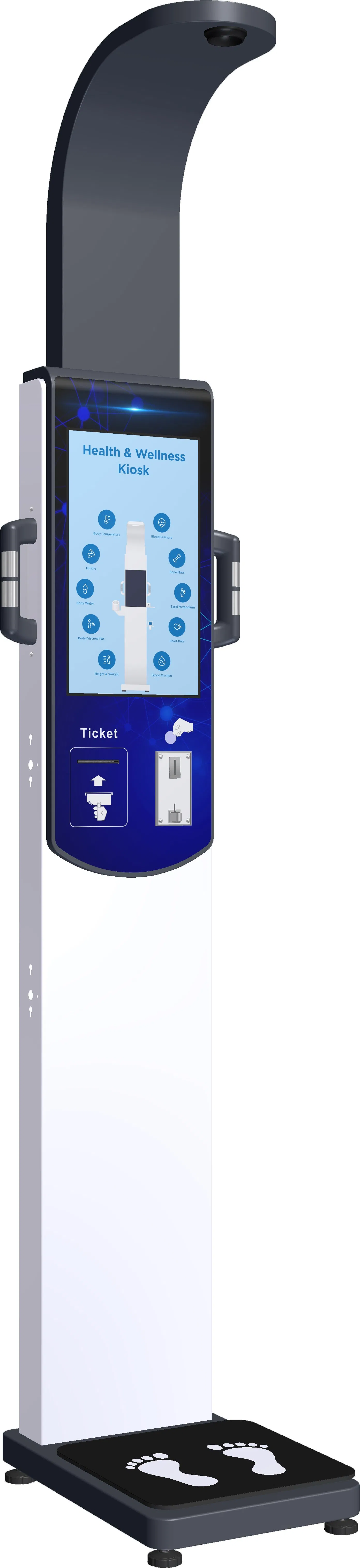 Digital Ultrasonic Height and Weight Scale with Fat Measurement and Thermal Printer
