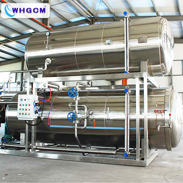 Steam Horizontal Sterilizers Autoclaves Industrial Autoclave for Canned Tuna and Beef Retort Pouch Food