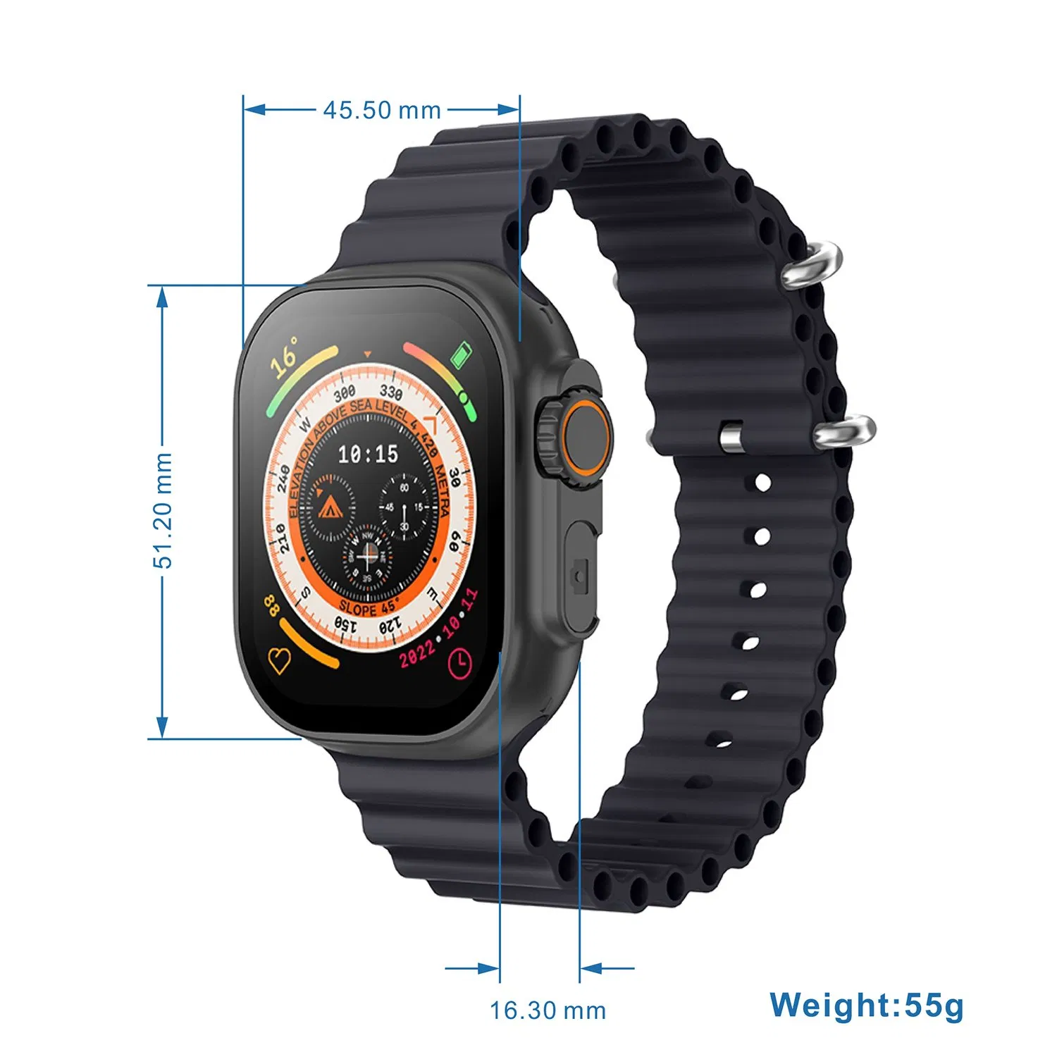 New launched factory supply 4G IP67 waterproof Long battery life fitness Children kids smart GPS watch Tracker with large IPS screen D55