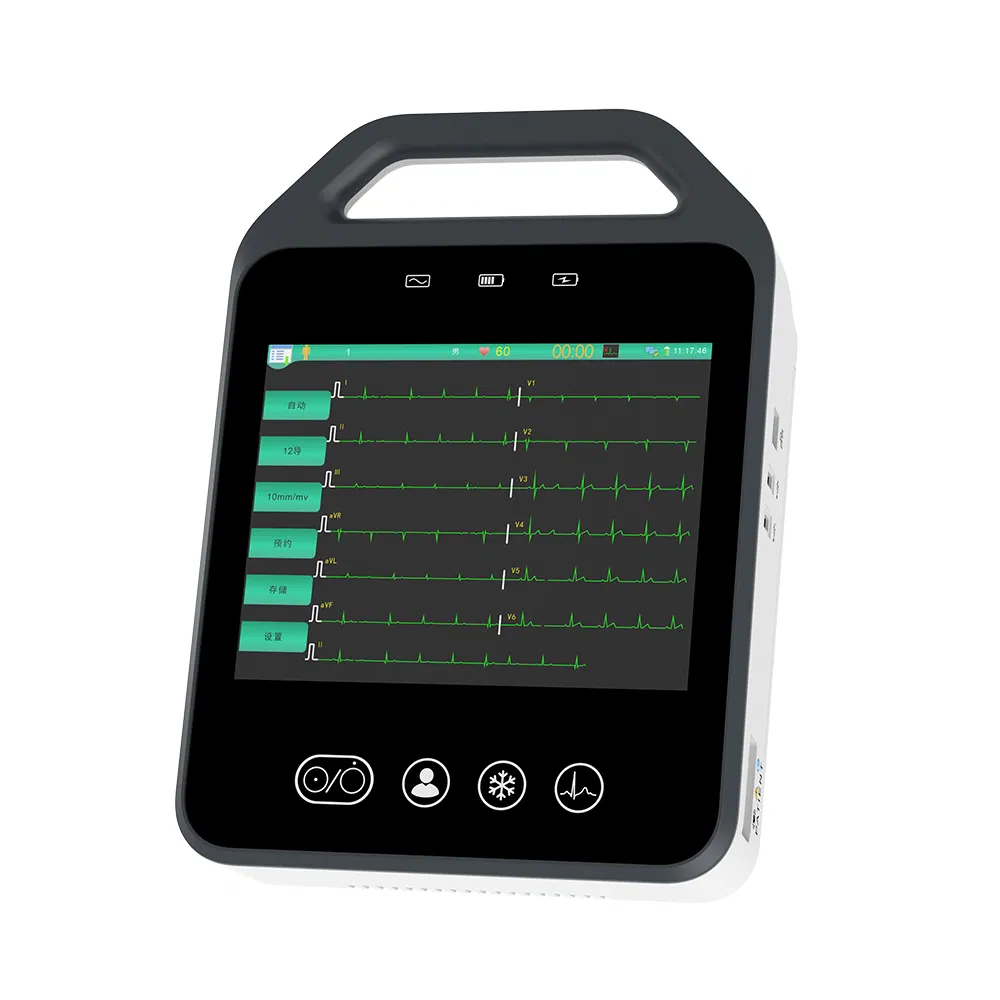Portable 12 Channel ECG Machine/Medical Device with with WiFi/LAN Connection
