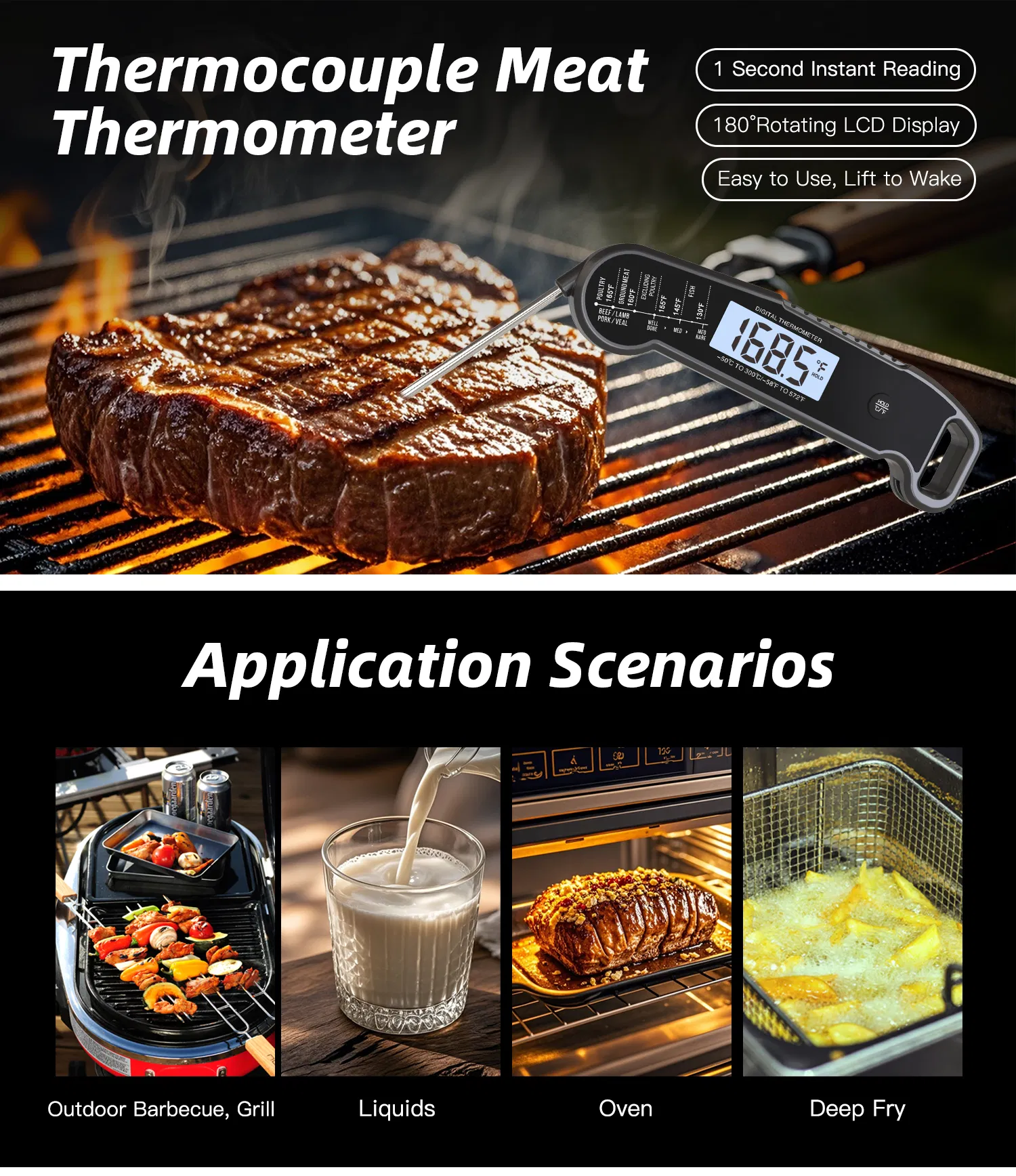 Thermocouple Thermometer View 1