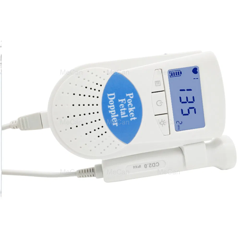 Baby Heart Rate Portatil Ultrasound Fetal Doppler Monitor for Pregnancy