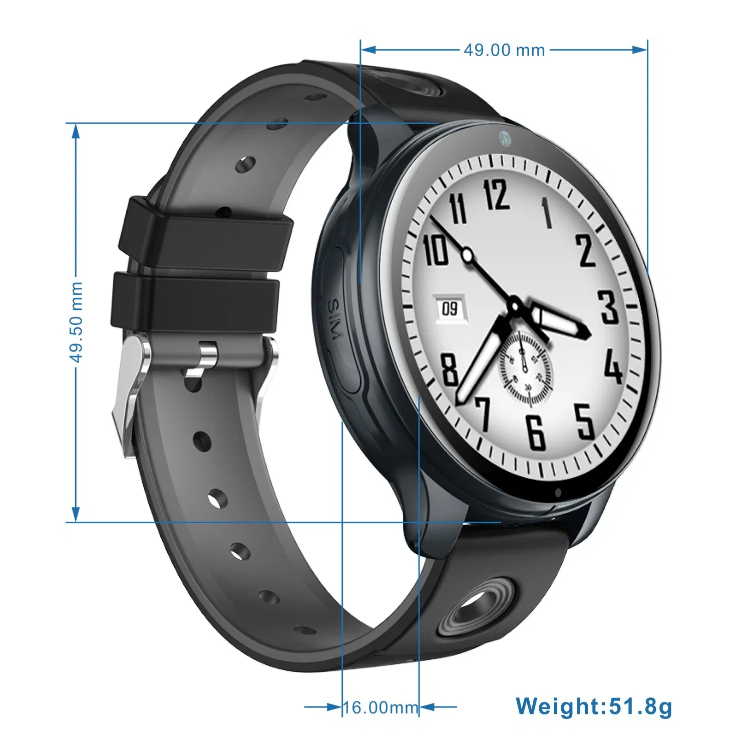 Amazon Popular 4G IP67 Waterproof Children Security Sport Kids Smart Watch Fitness GPS Tracker with Video Call D42U