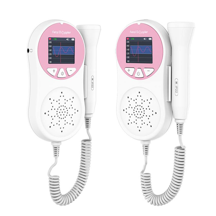 Contec Contec10A Portable Hospital Grade Waterproof Color Display Baby Fetal Doppler