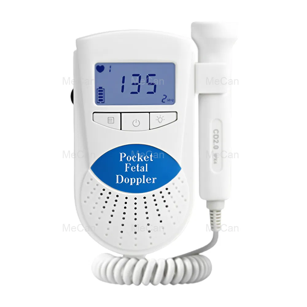Baby Heart Rate Portatil Ultrasound Fetal Doppler Monitor for Pregnancy