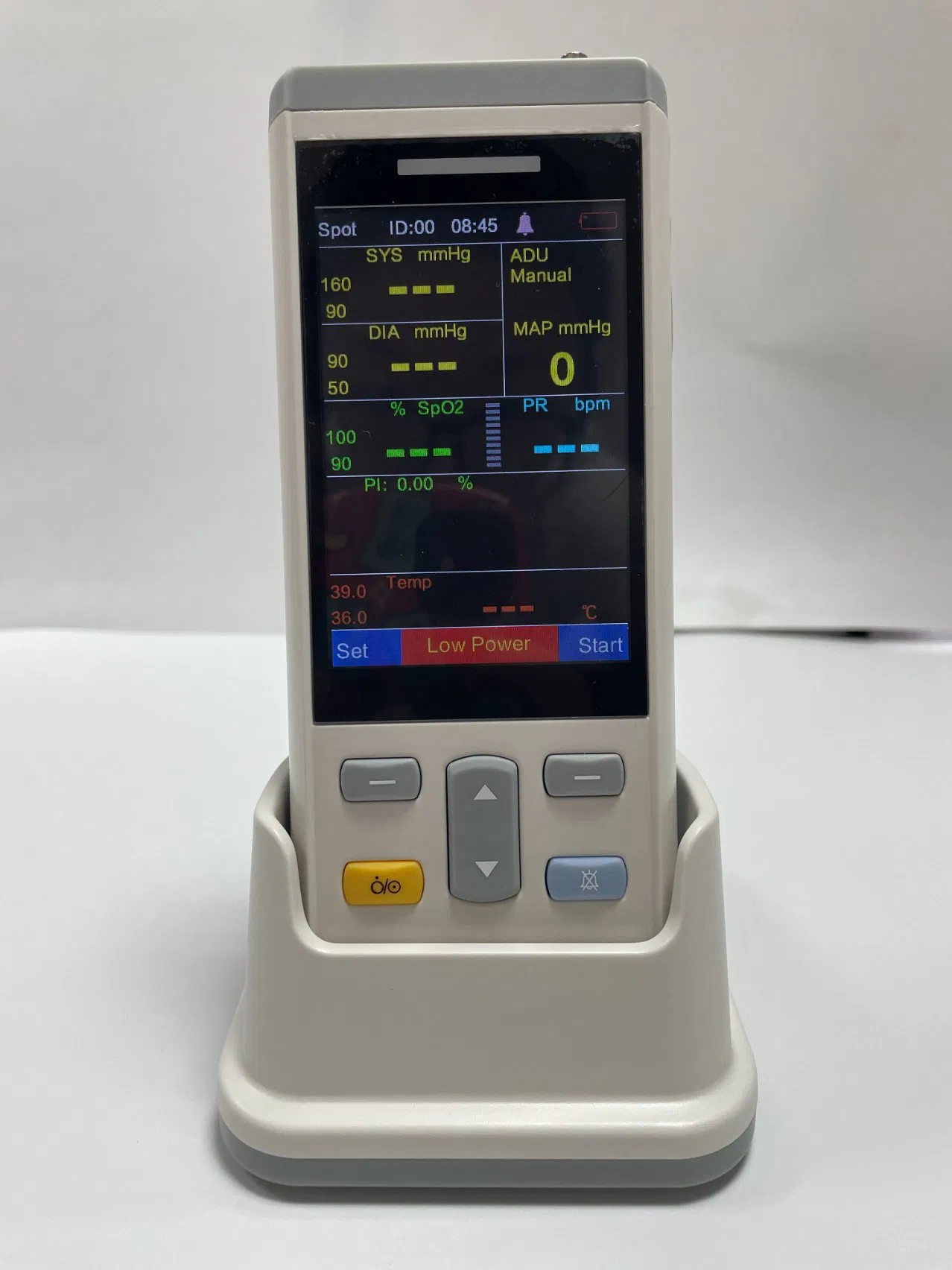 in-PC100 Animal/Human Bedside Cardiac Vital Sign ICU ECG SpO2 NIBP 8 Inch Portable Patient Monitor /OEM Vet Medical Equipment