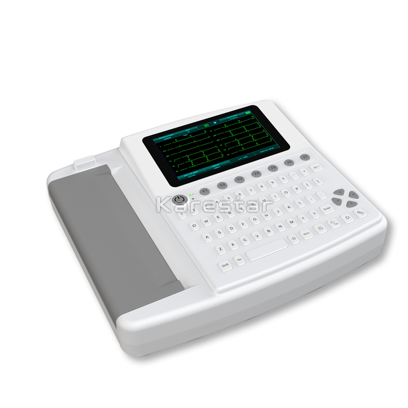 Professional Hospital ECG Digital Touch Screen Portable 12 Channel ECG Machine Human ECG Device