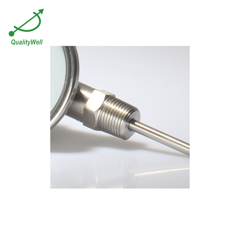 Bottom Connection Solar Powered Factory Equipment Pipeline Equipment Digital Thermometer