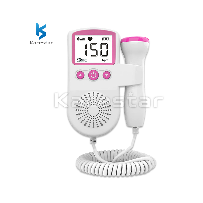 K-T501 Pocket Fetal Doppler Baby Heart Rate Stethoscope Monitor for Pregnancy