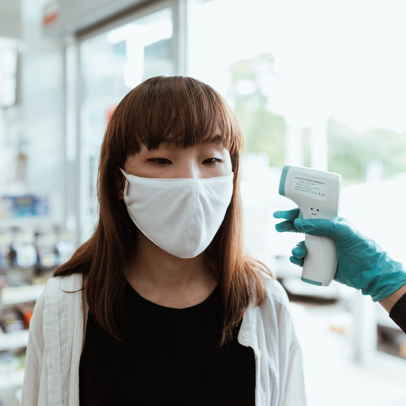 China Medical Clinical Portable Digital Laser Fever Temperature Non-Contact Baby Adult Electronic Forehead Infrared Thermometer