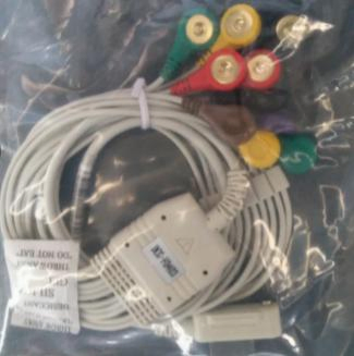 24 Hours Simultaneous ECG Monitor Color Screen with 12 Channels