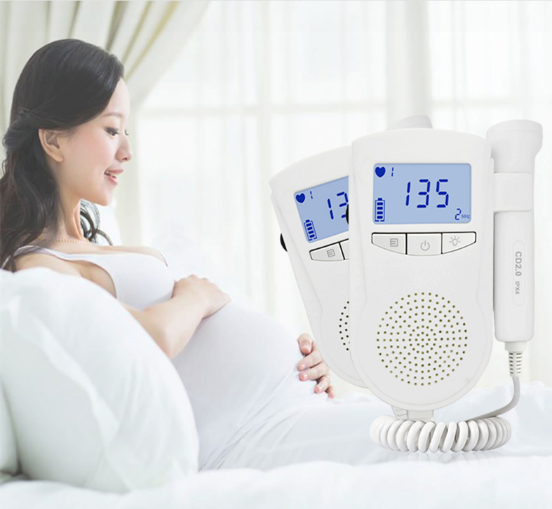 Cheapest Factory CE Portable Ultrasound Heart Rate Dopler Baby Heartbeat Fetal Doppler