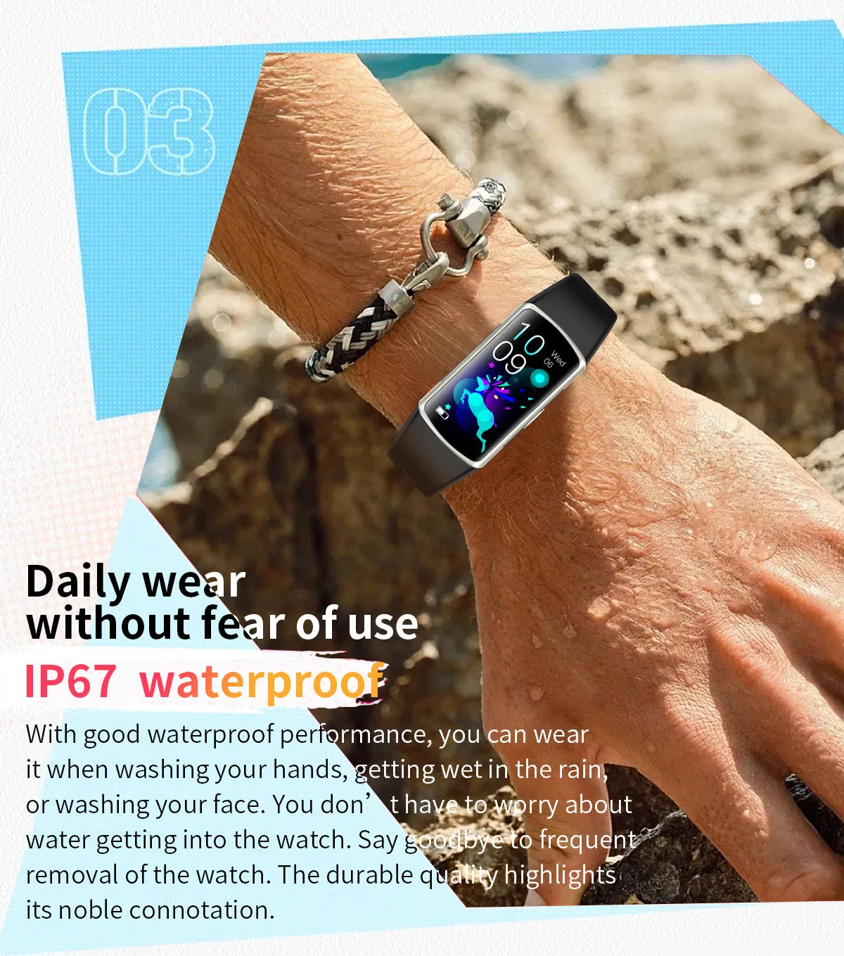 Newly Fitness Tracker Watch Sport Pedometer Heart Rate Blood Pressure Health Monitoring Smart Band Bracelet