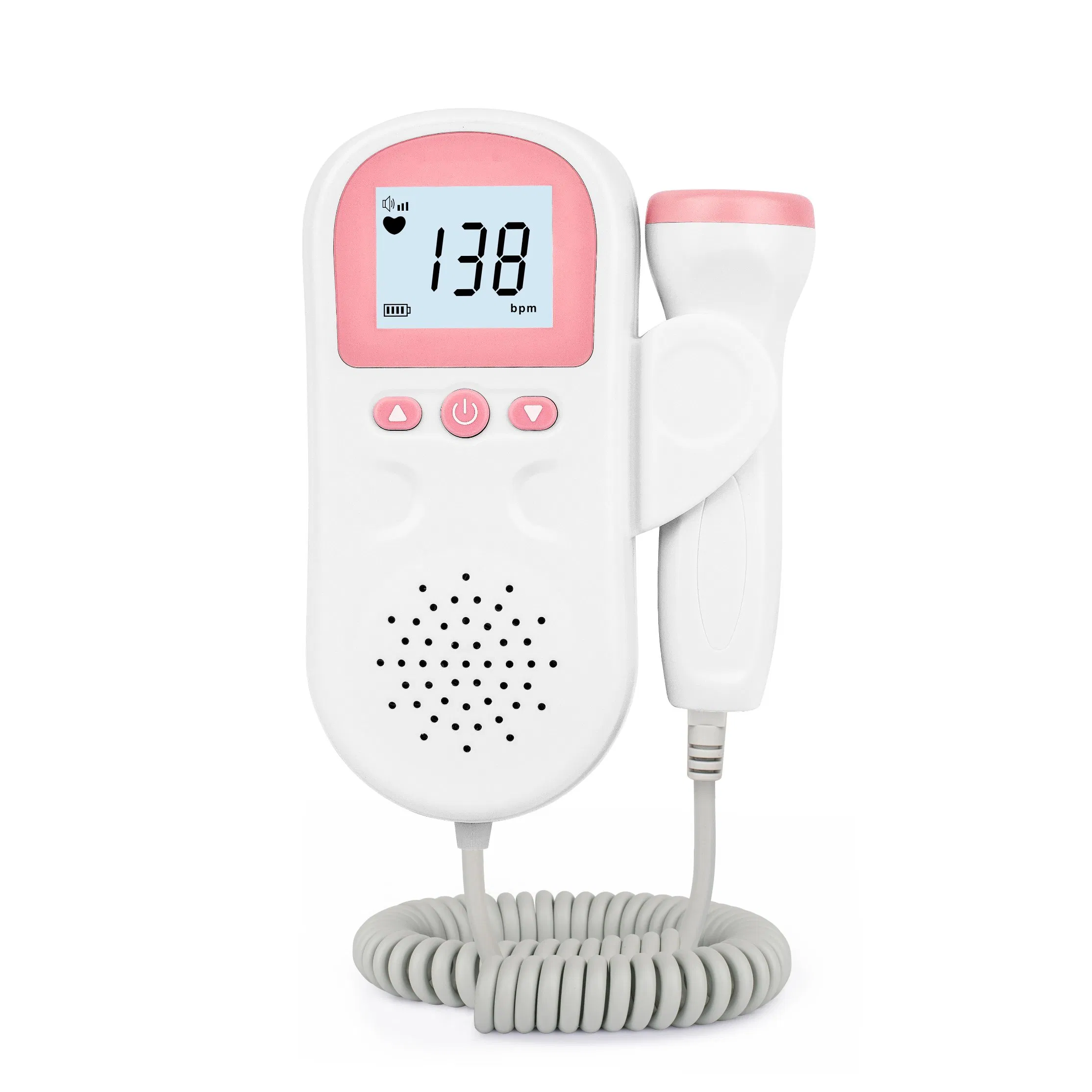 Portable 2.0-3.0MHz Fetal Doppler Heart Rate Monitor Doppler Device