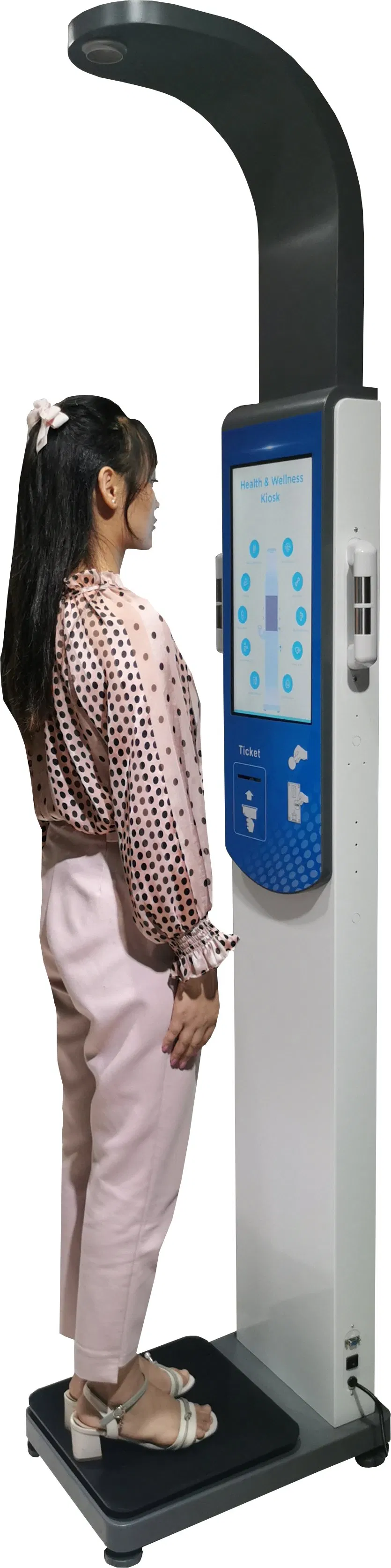 Digital Ultrasonic Height and Weight Scale with Fat Measurement and Thermal Printer