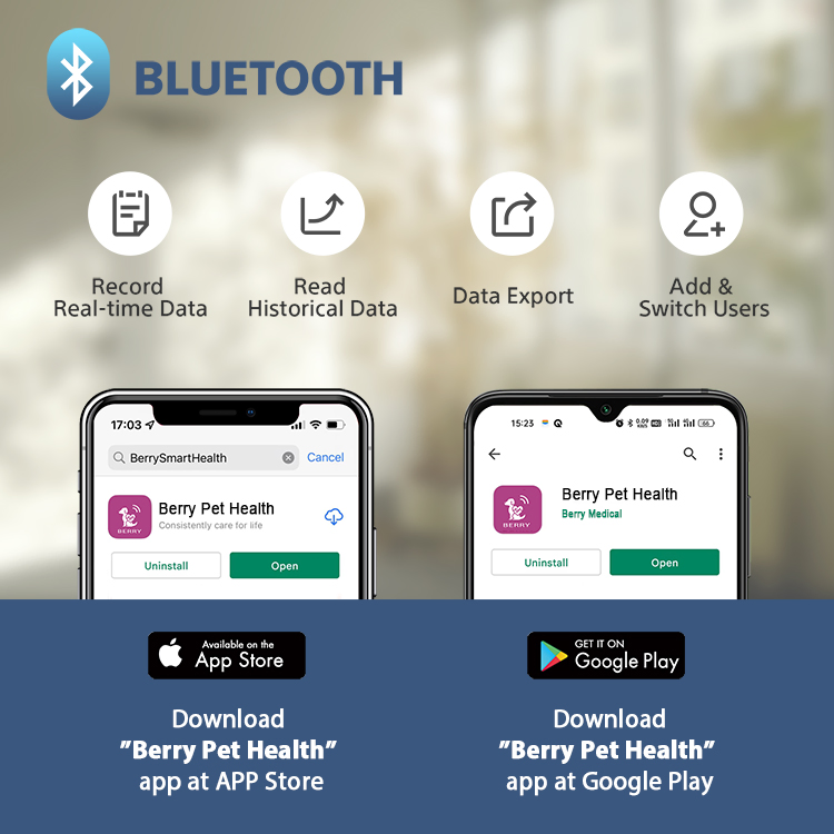 Am6200 Mini Veterinary Monitor Vet Blood Pressure, Blood Oxygen, ECG, Temperature for Pet Monitor