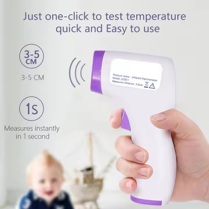 New Style Infrared Thermometer for Babies and Adults Non-Contact Forehead Thermometer