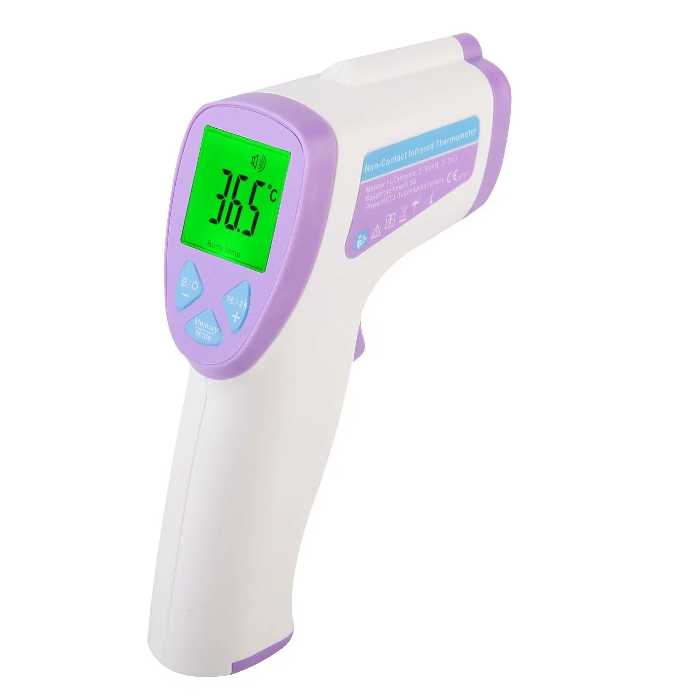 Healthy Medical Manufacturer Non Contact Digital Infrared Thermometer Forehead Thermometer