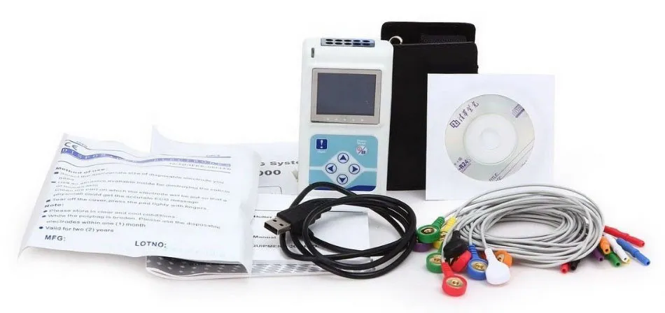 12 Channel ECG Holter Monitor