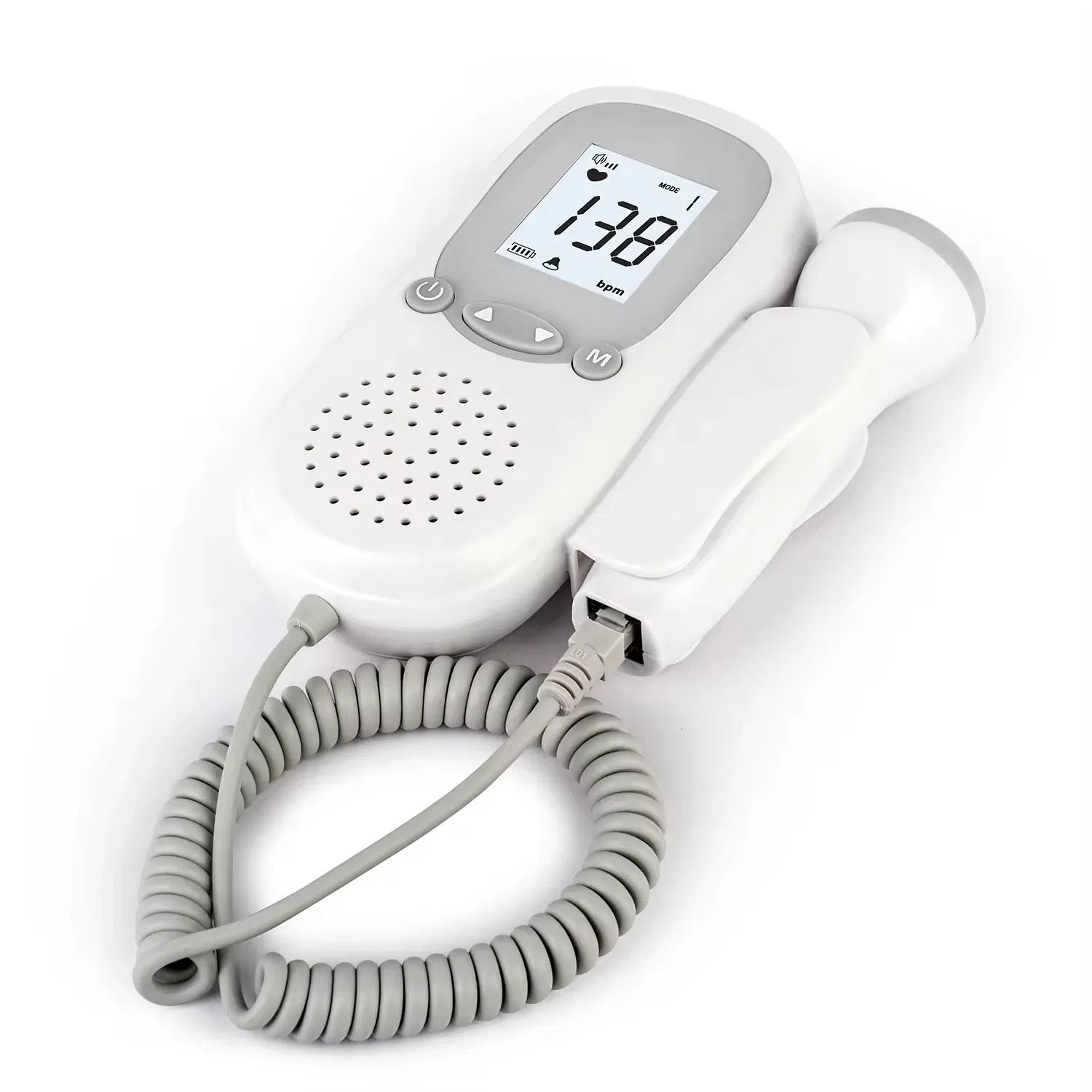 Middle Class Handheld Fetal Doppler Digital LCD Display with USB