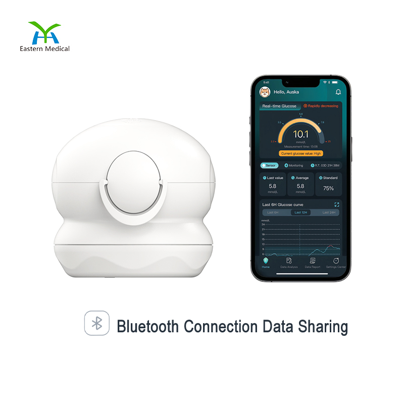 Continuous Glucose Monitoring System / Waterproof Compact Appearance