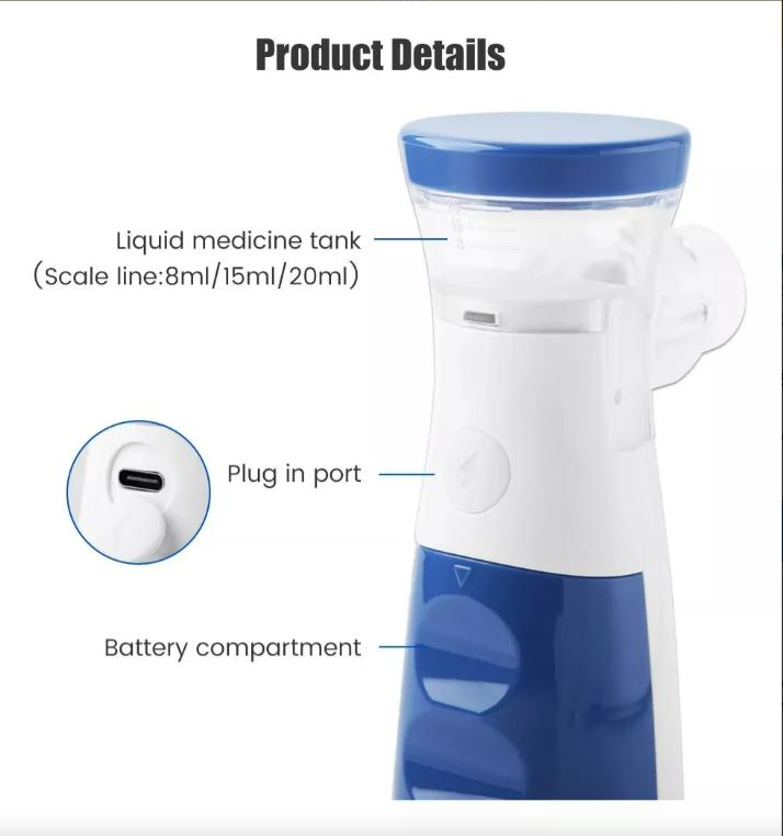 Nebulizador Electrico PARA Ninos Y Adultos Con Menos Ruidos Electrical Nebulizer