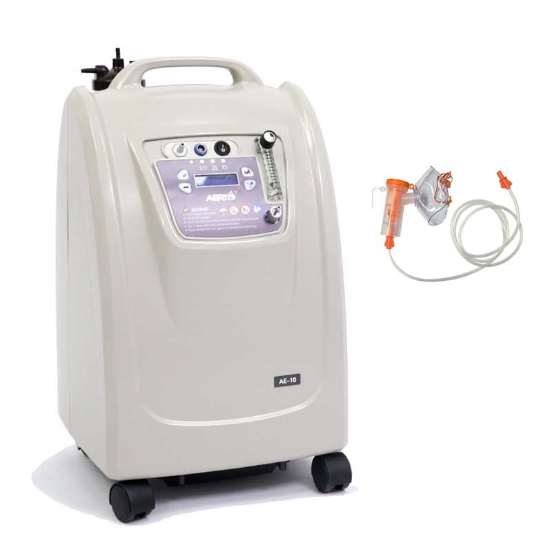 Hospital Medical Equipment Nebulizer Homecare Stationary Oxygen Concentrator with Flow 10lpm
