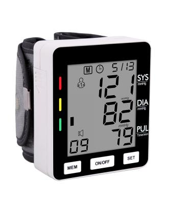 Smart Wrist Blood Pressure Monitor with Heart Rate Tracking
