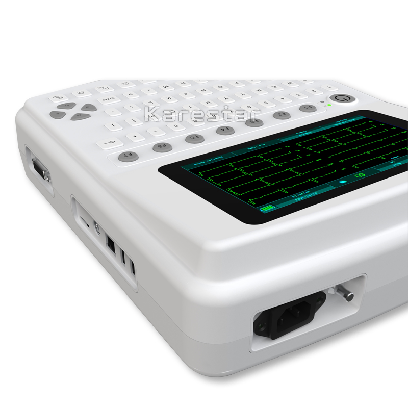 Professional Hospital ECG Digital Touch Screen Portable 12 Channel ECG Machine Human ECG Device