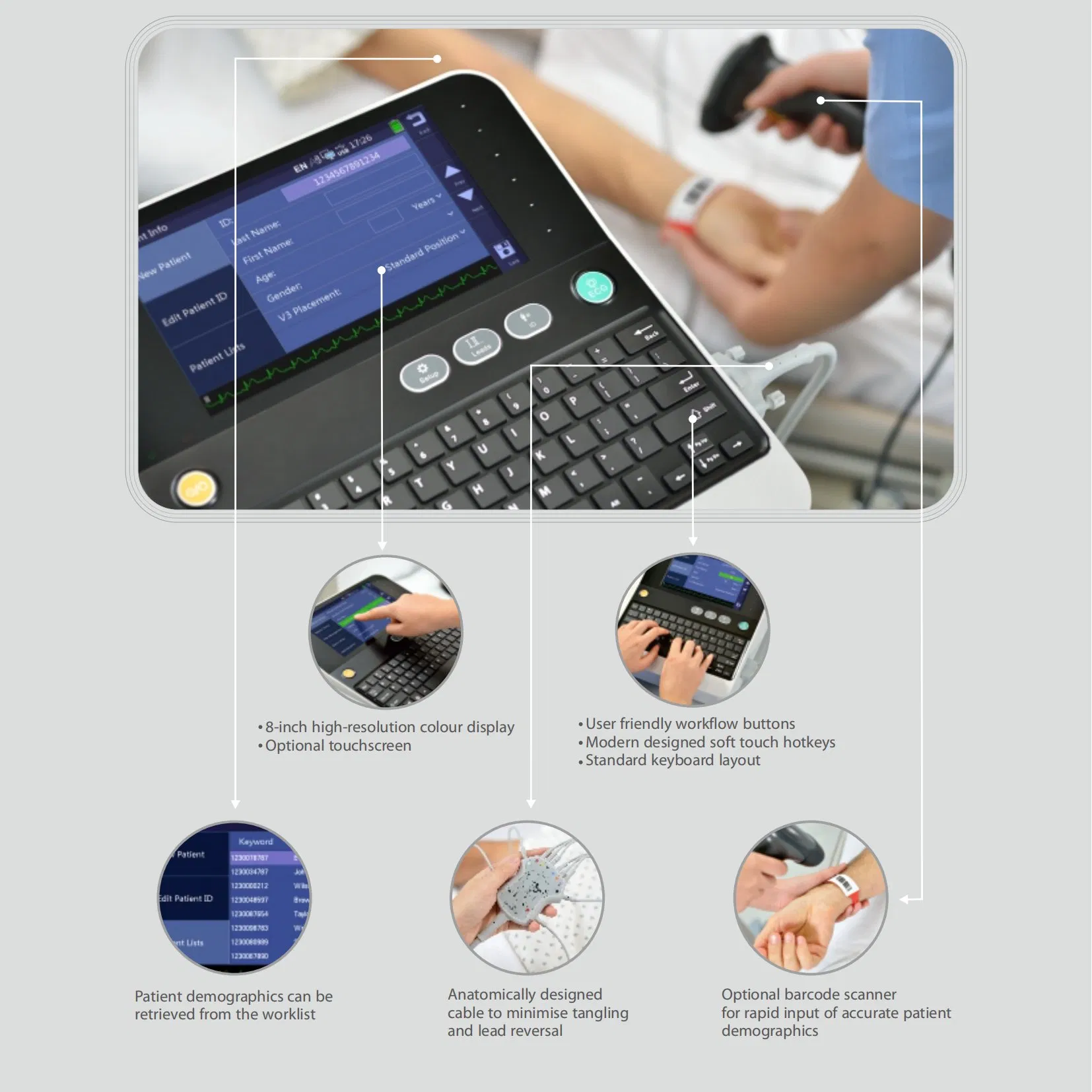 Mindray Portable ECG Device for Quick Heart Health Assessments