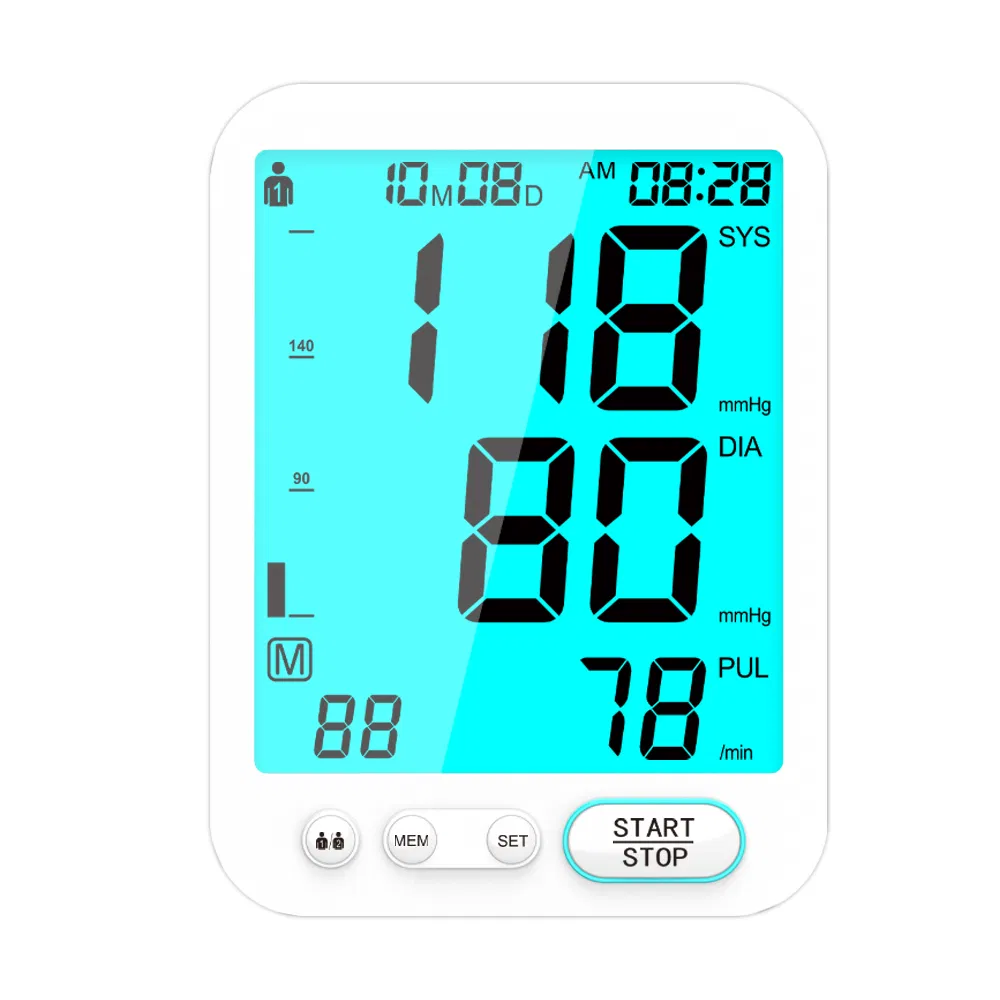 ECG Bp Monitor Electronic High Accurate Wrist Arm Accurate Home Blood Pressure Monitor