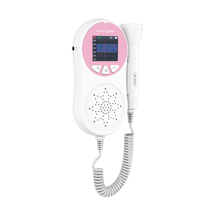 Contec Contec10A Portable Hospital Grade Waterproof Color Display Baby Fetal Doppler
