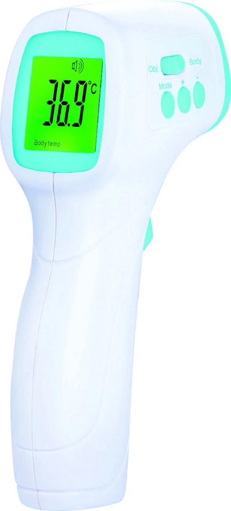 OEM Factory Medical Equipment Supply Three Back Light CE (MDR) FDA ISO Approved Medical Non-Contact Digital Infrared Thermometer